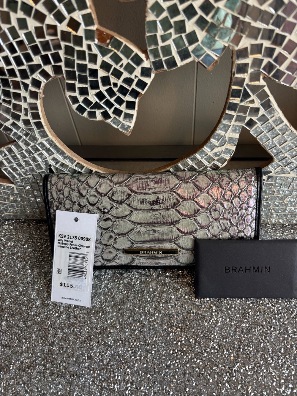 ⭐️Brahmin Ady Mulberry Potion Cimorene Leather Wallet